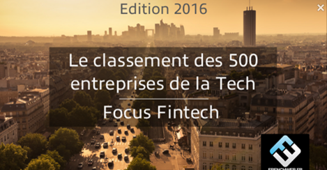 Classement des 500 fintech Frenchweb